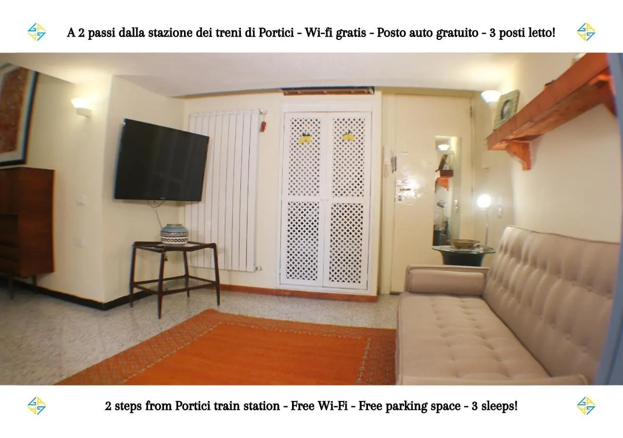 Portici - Casa Con Posto Auto Gratuito E Wi-Fi A 2 Passi Dalla Circumvesuviana E A 10 Minuti Dal Mare Apartment
