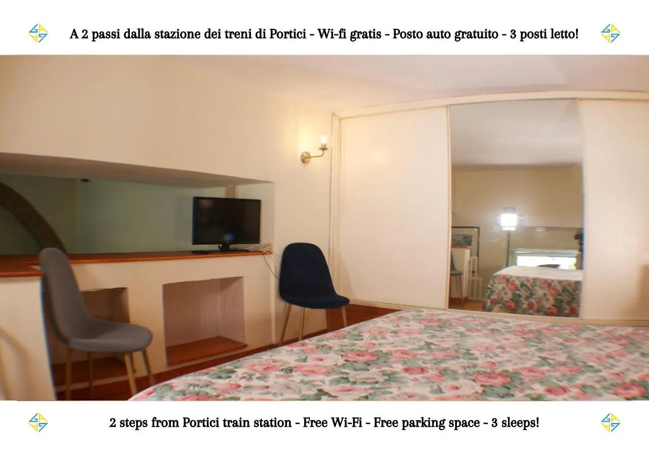 Portici - Casa Con Posto Auto Gratuito E Wi-Fi A 2 Passi Dalla Circumvesuviana E A 10 Minuti Dal Mare Italy