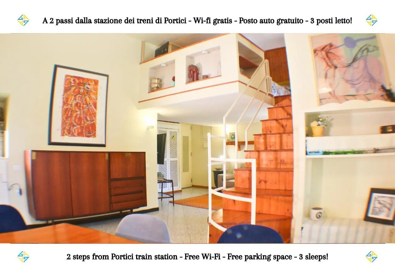 Portici - Casa Con Posto Auto Gratuito E Wi-Fi A 2 Passi Dalla Circumvesuviana E A 10 Minuti Dal Mare