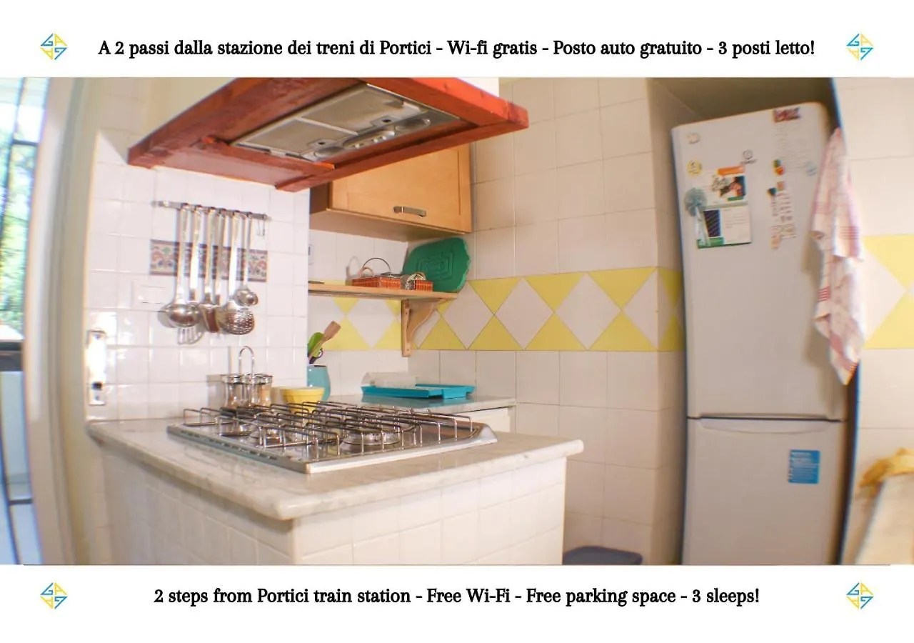 Portici - Casa Con Posto Auto Gratuito E Wi-Fi A 2 Passi Dalla Circumvesuviana E A 10 Minuti Dal Mare Apartment
