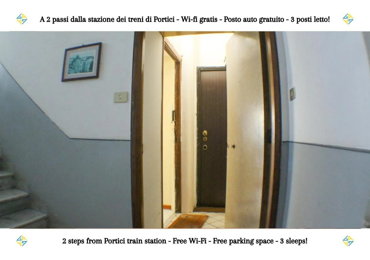 Apartment Portici - Casa Con Posto Auto Gratuito E Wi-Fi A 2 Passi Dalla Circumvesuviana E A 10 Minuti Dal Mare