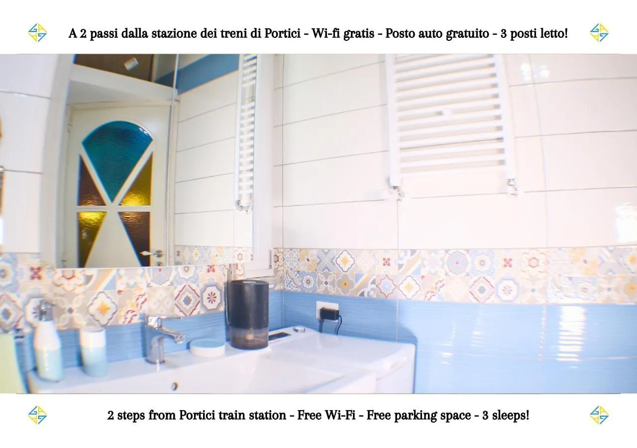 Appartamento Portici - Casa Con Posto Auto Gratuito E Wi-Fi A 2 Passi Dalla Circumvesuviana E A 10 Minuti Dal Mare